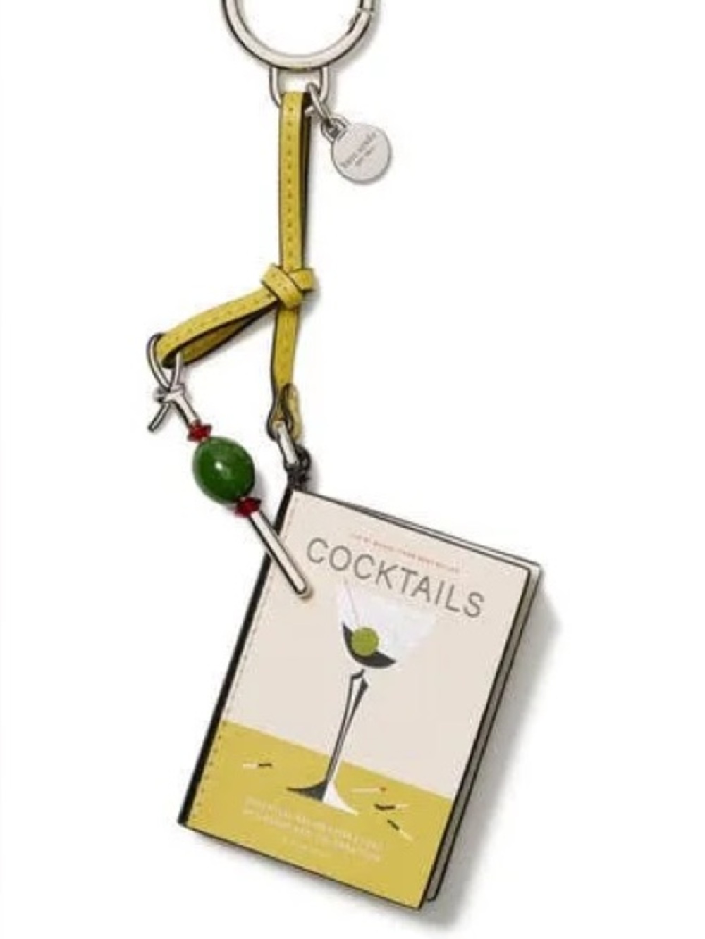 BNWT Kate Spade NY Charmed Cocktail Leather Bag Charm $118